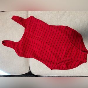 Cherokee red bathing suit - never worn